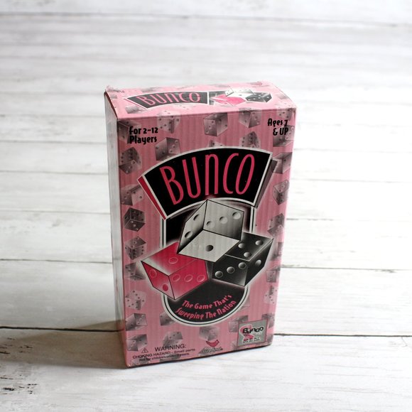 Bunco Social Dice Bell Fuzzy Die Game - Picture 3 of 3